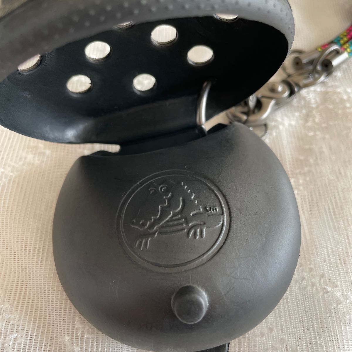 新品未使用】クロックス 小銭入れ 黒ワニ柄 財布鰐 クロコ 収納 新品未使用】クロックス 小銭入れ 黒ワニ柄 財布鰐 クロコ 収納