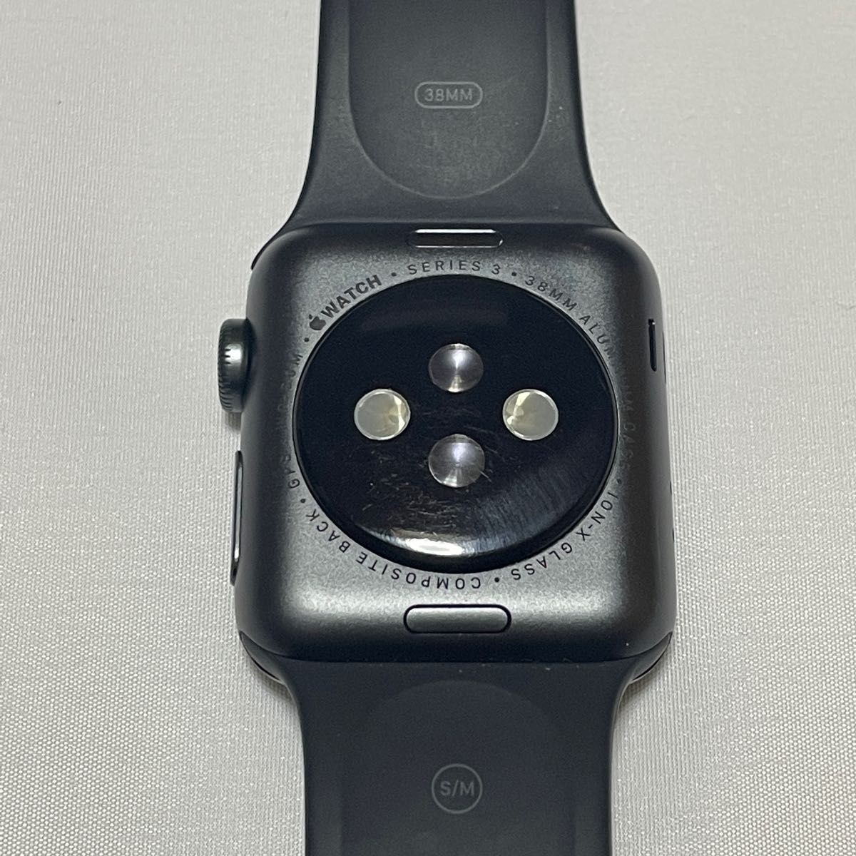 値下げ最終 Apple Watch Series3 38mm スーパーグレー-