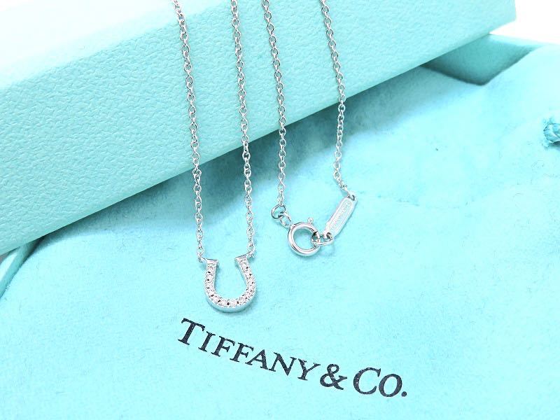 TIFFANY&Co ティファニー 750 ホースシュー ネックレス-