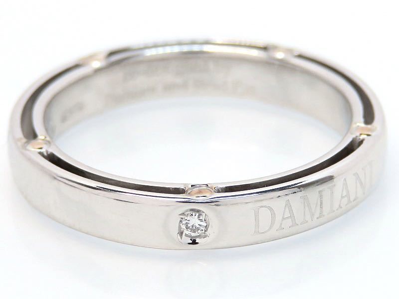 DAMIANI ダミアーニ 750WG ダイヤモンド ディー・サイド リング
