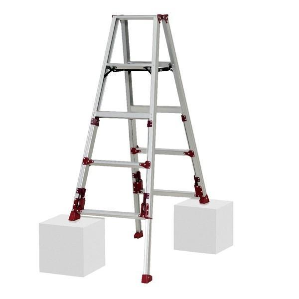 pika four legs adjust type exclusive use stepladder SXJ-150A(2 pcs )