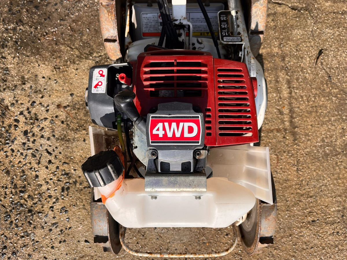 ◇使用わずか 動作OK! 共立 スパイダーモア AZ300 AWD 4WD 平地 ◇使用わずか 動作OK! 共立 スパイダーモア AZ300 AWD 4WD 平地