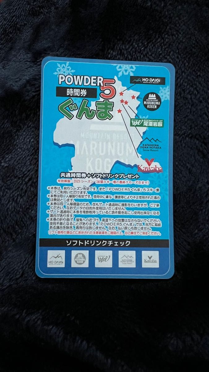 一部予約販売】 パウダー5群馬20時間 winterplus限定発売 共通20時間
