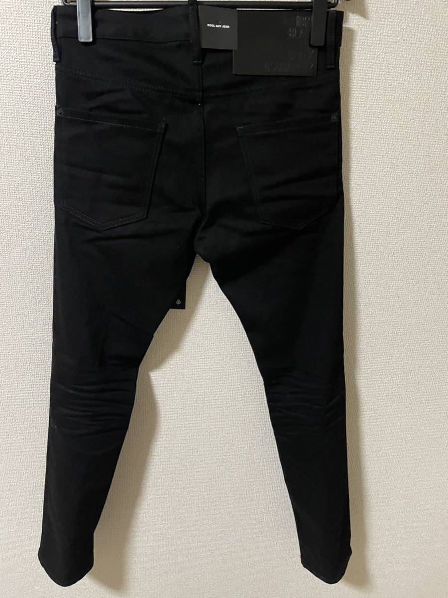 新品 正規品 新作!ディースクエアード ブラック デニム 44 IBRA COOL GUY JEAN