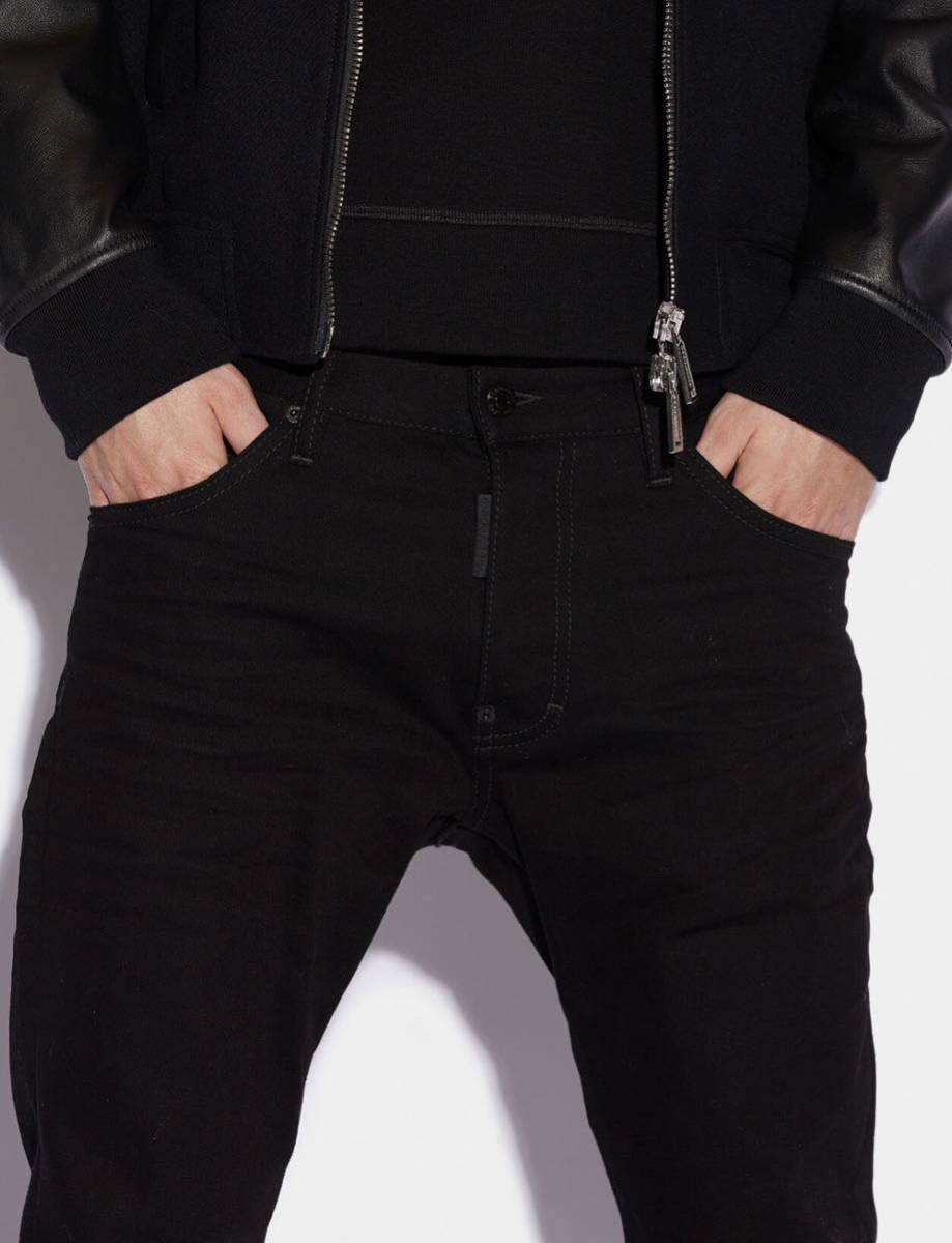 新品 正規品 新作!ディースクエアード ブラック デニム 44 IBRA COOL GUY JEAN