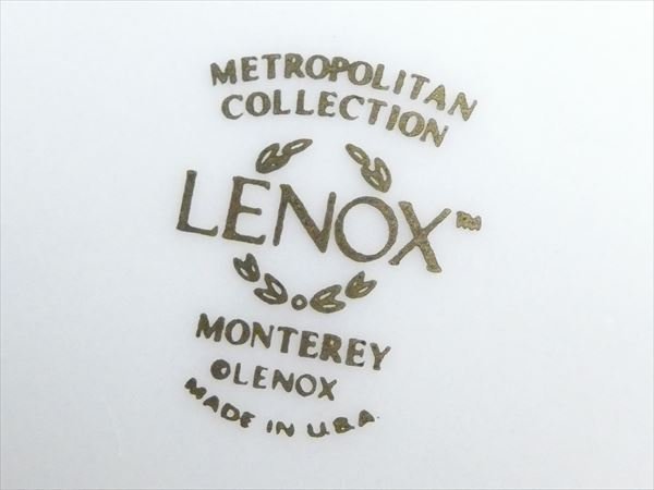 k675 LENOX レノックス MONTEREY ① プレート 16.2cm 6枚の画像3