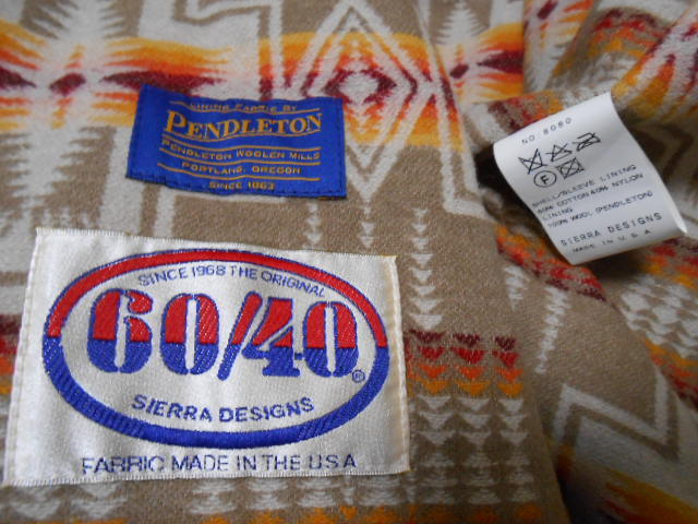 USA made! sierra design x pen dollar ton! mountain parka green USA size S Japan size M SIERRA DESIGNS PENDLETON