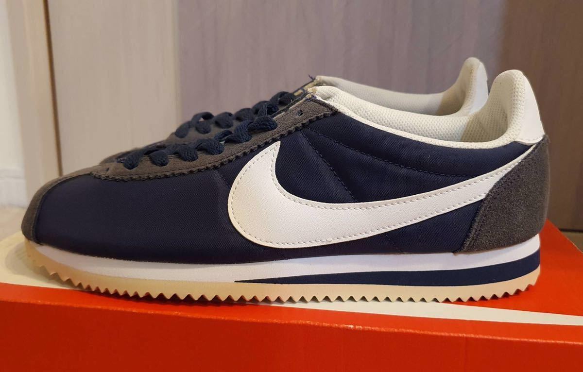 【新品】NIKE CORTEZ NYLONNAVY/WHITEMens26.0cm ナイキ コルテッツ ネイビー/ホワイトメンズ26.0cm【生産終了】_画像2