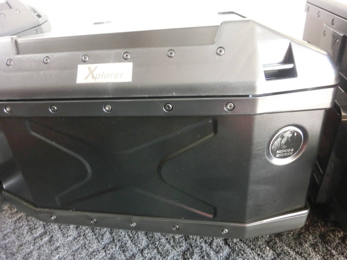 ヘプコ&ベッカー 3BOXセット XPLORER トップケース 45L サイドケース