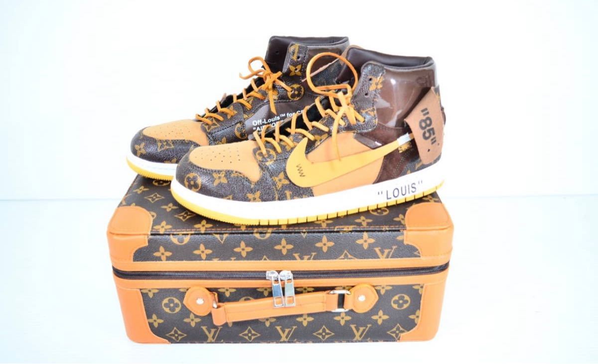 ャートーン off white × Air Jordan 1 ×Louis Vuitton モノグラム専用