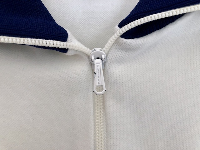 60年代1st(e)マークアディダスジャージ(フランス製)Blanc & Navy 紺