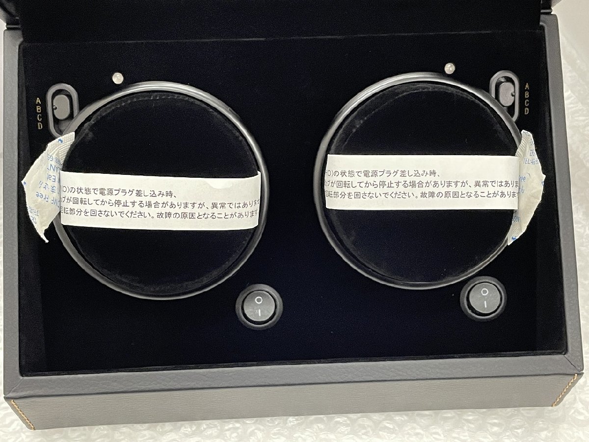 ●未使用【IGIMI イギミ IG-ZERO 107B-1 二本巻ワインダー ウォッチワインディングマシーン 腕時計 自動巻き 時計保管】SF-11545の画像3