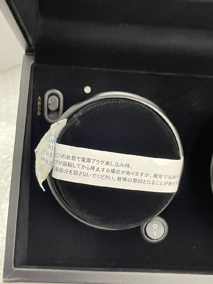 ●未使用【IGIMI イギミ IG-ZERO 107B-1 二本巻ワインダー ウォッチワインディングマシーン 腕時計 自動巻き 時計保管】SF-11545の画像5