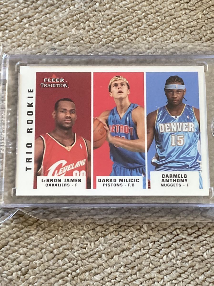 WEB限定】 James LeBron Fleer 2003-04 rookie, #291 Anthony Carmelo