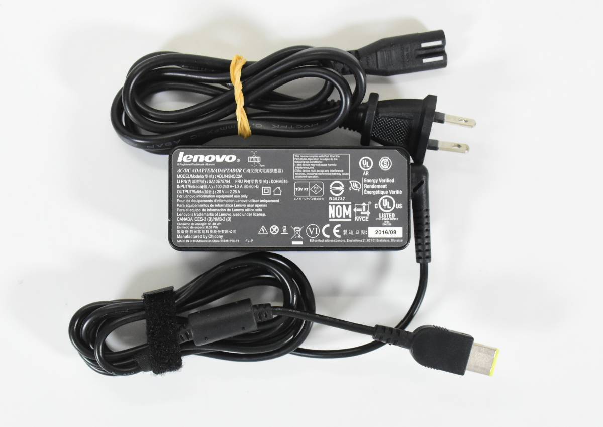 ヤフオク! Lenovo 20V 2.25A 45W ACアダプター ... Lenovo 20V 2.25A 45W ACアダプター
