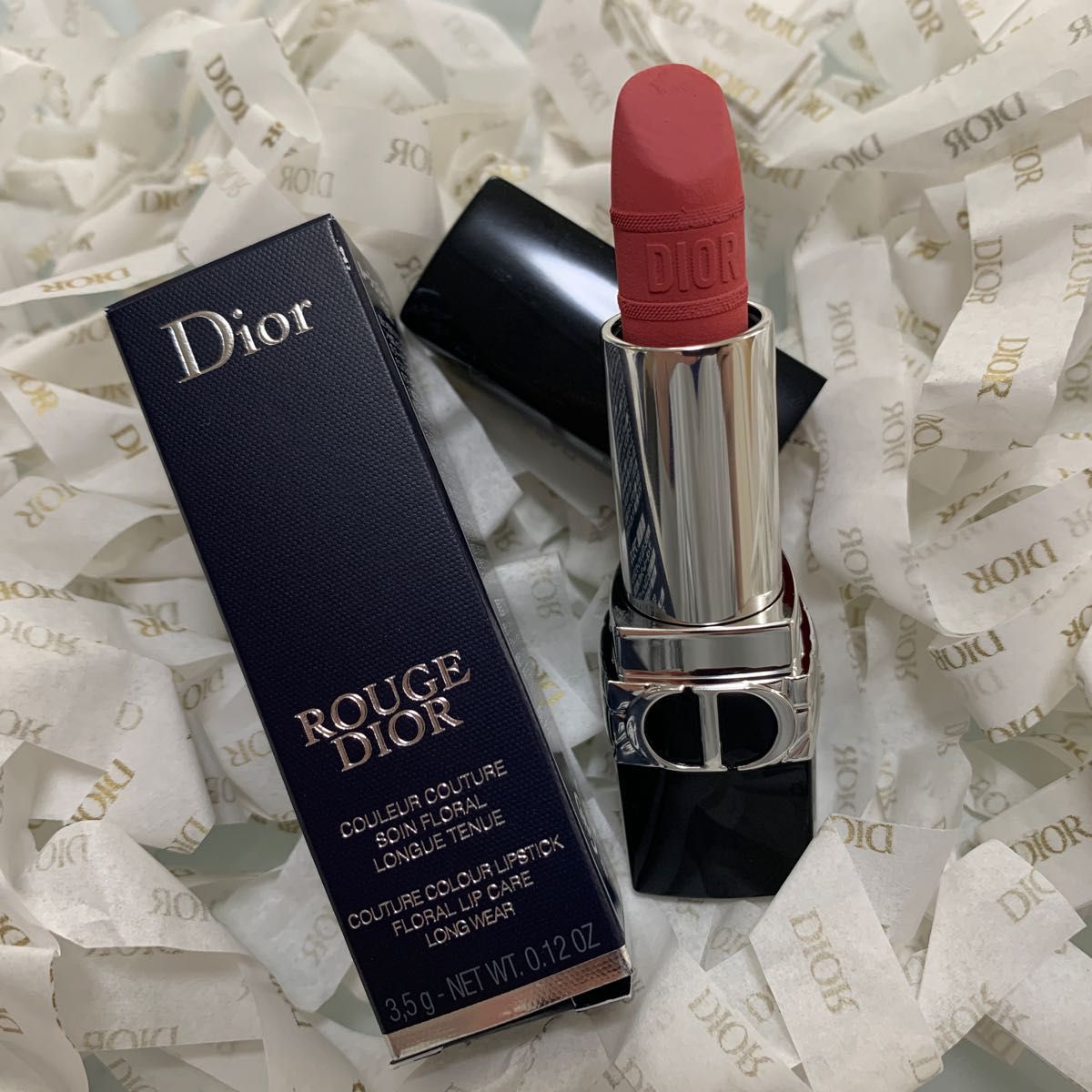 dior ルージュディオール 564 ピンクレオパードベルベット - 口紅