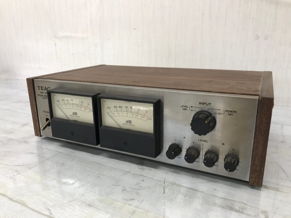 ※ｍ2338 現状品 TEAC ティアック ピークメーターユニット AP-100の画像1