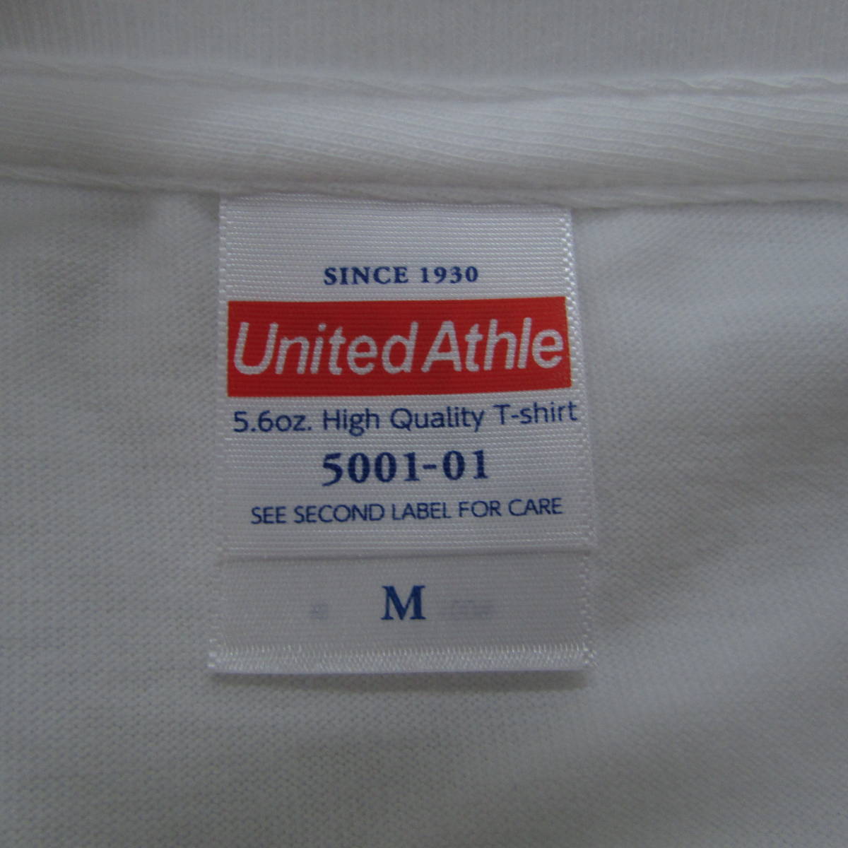 87-00246 【アウトレット品】 United Athle ユナイテッドアスレ メンズ 半袖Tシャツ Mサイズ 白 10枚組_画像4