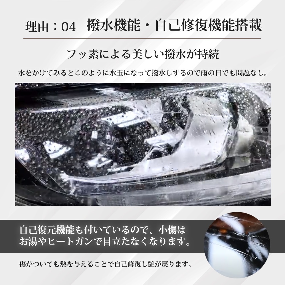 車種専用カット済保護フィルム　ダイハツ　ミラ イース 【LA3#0S型】　 年式H23.9-H25.7　 ヘッドライト【透明/スモーク/カラー】_画像6