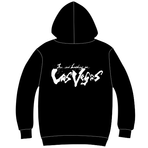 送料無料 新品 M fear and loathing in las vegas ロゴパーカー 黒