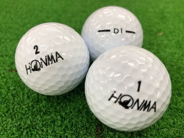 ABランク ホンマ HONMA D1 2016年モデル ホワイト 30個 球手箱 ロストボール_画像1