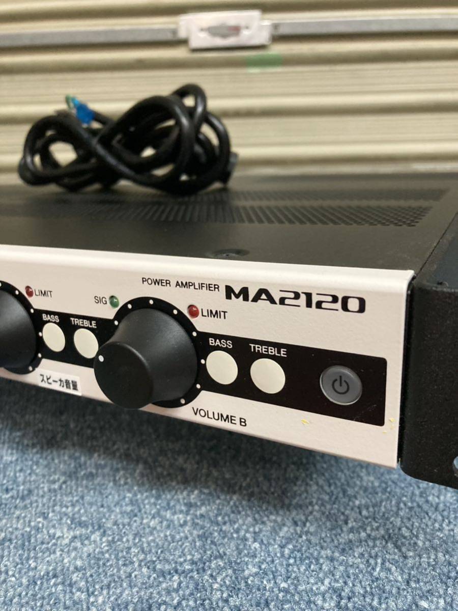ヤマハ YAMAHA MA2120 Class-Dパワーアンプリファイアー ミキシング