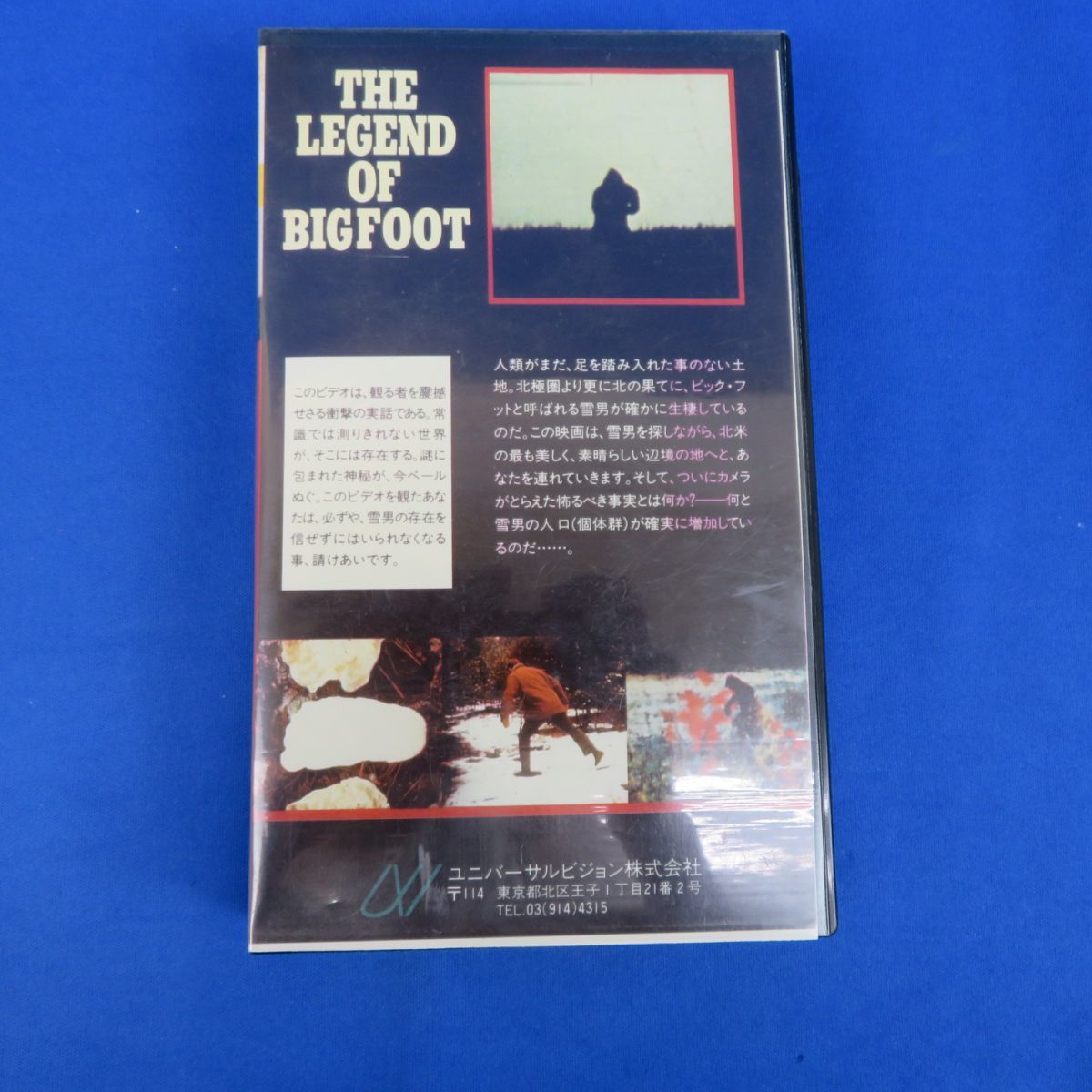 外B0515●VHS【THE LEGEND OF BIGFOOT 雪男・ビッグフット】ビデオテープの画像2