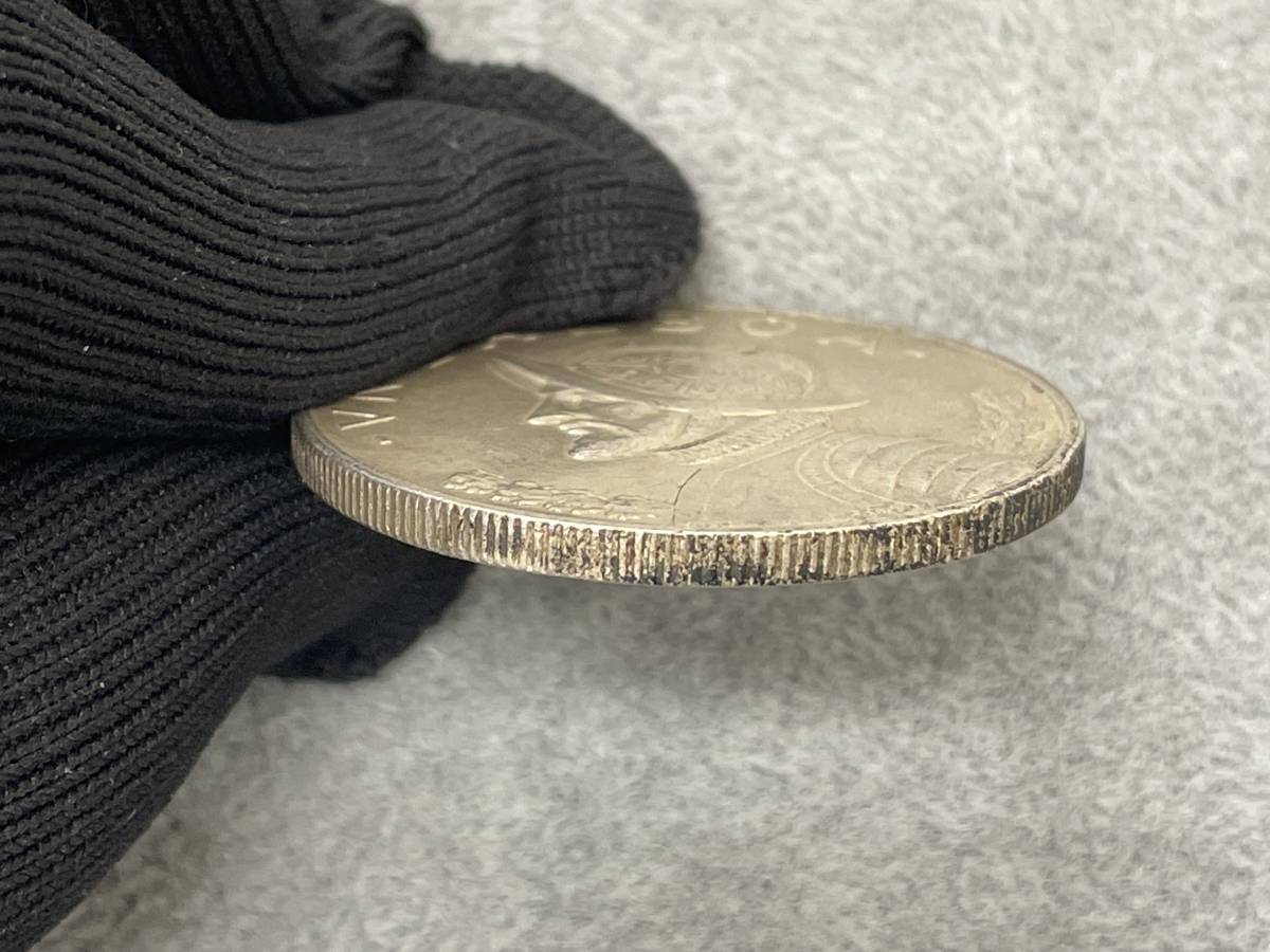 １円〜♪パナマ銀貨　 1バルボア　 1947年 重さ26.6ｇ_画像3
