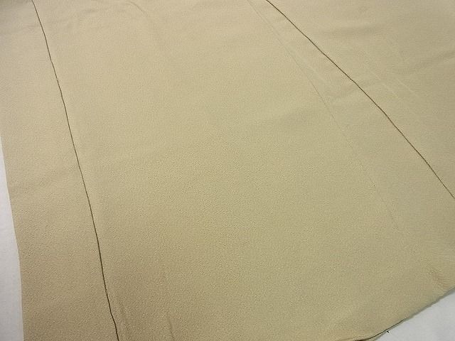 平和屋着物■男性　紋付き羽織　白橡色　逸品　vp4324