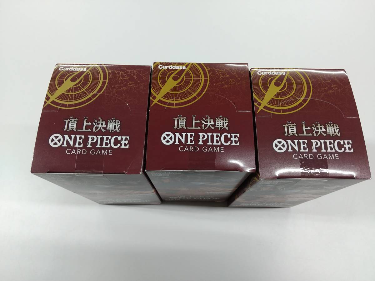 ワンピースカードゲーム ONE PIECE 頂上決戦 3BOX 外箱未開封 アニメ