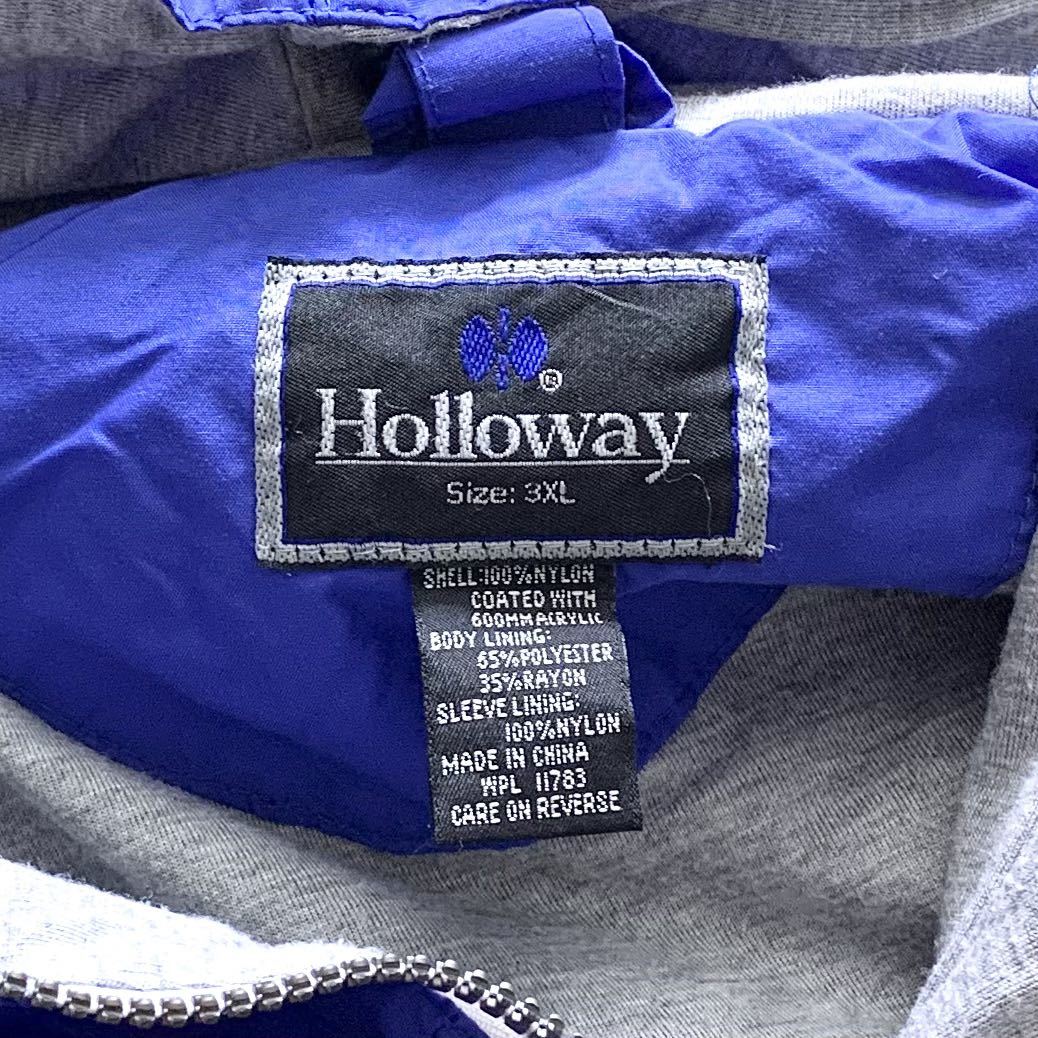 HOLLOWAY(USA)ビンテージレタードナイロンアノラック_画像4