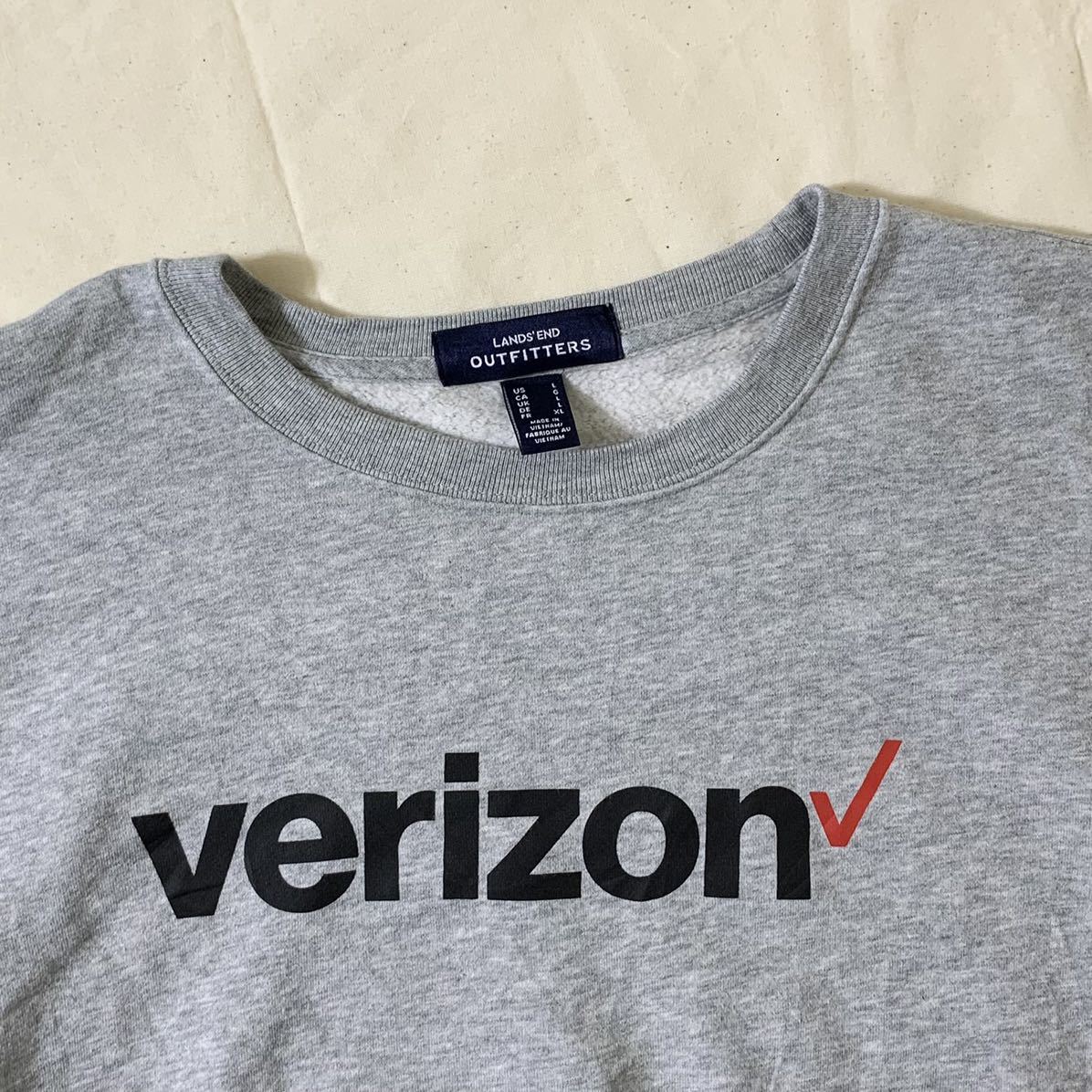 Verizon/Lands'End(USA)ビンテージスウェットシャツ