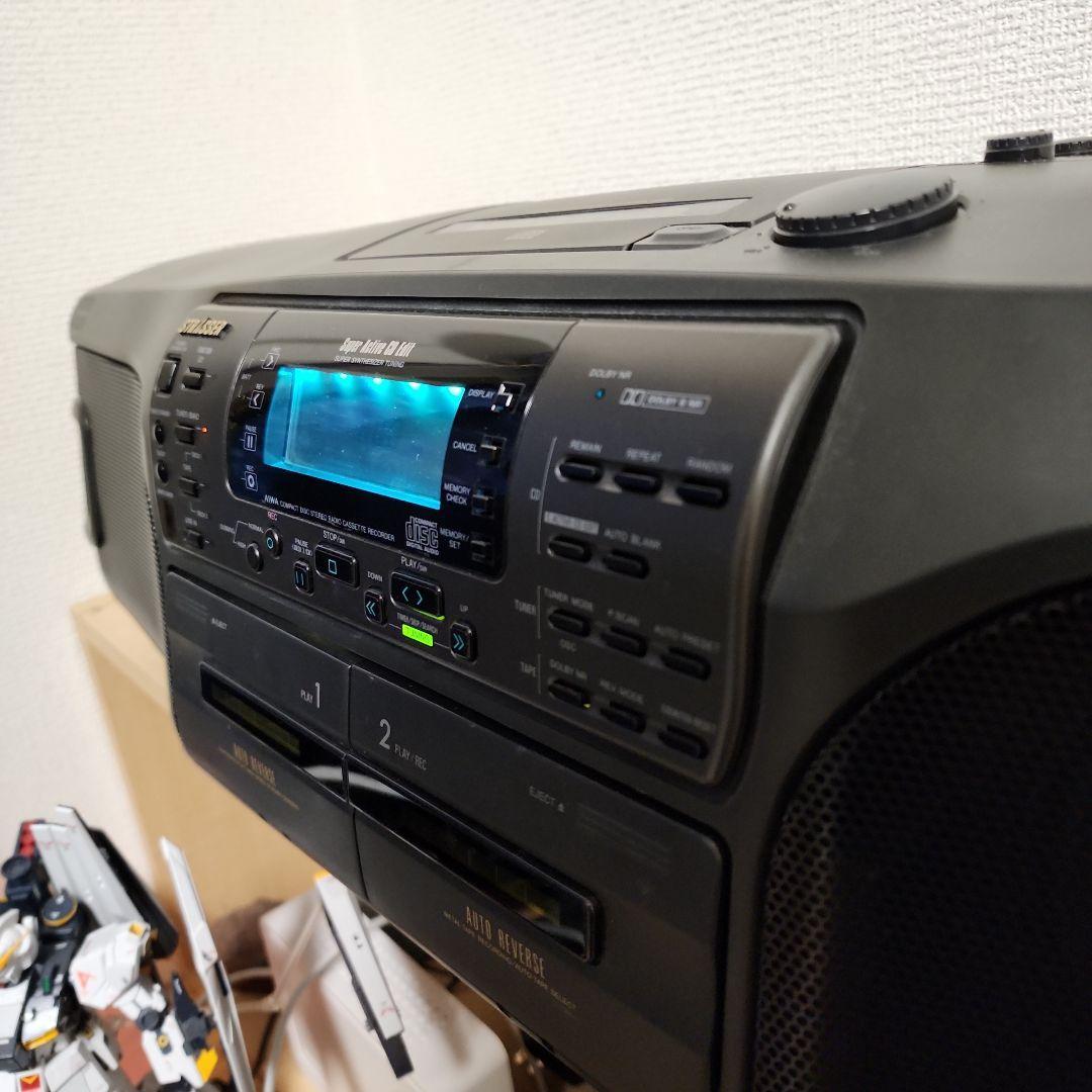 通常便なら送料無料 28_AIWA CDラジカセ改Bluetooth付 CSD-SR6 完動品