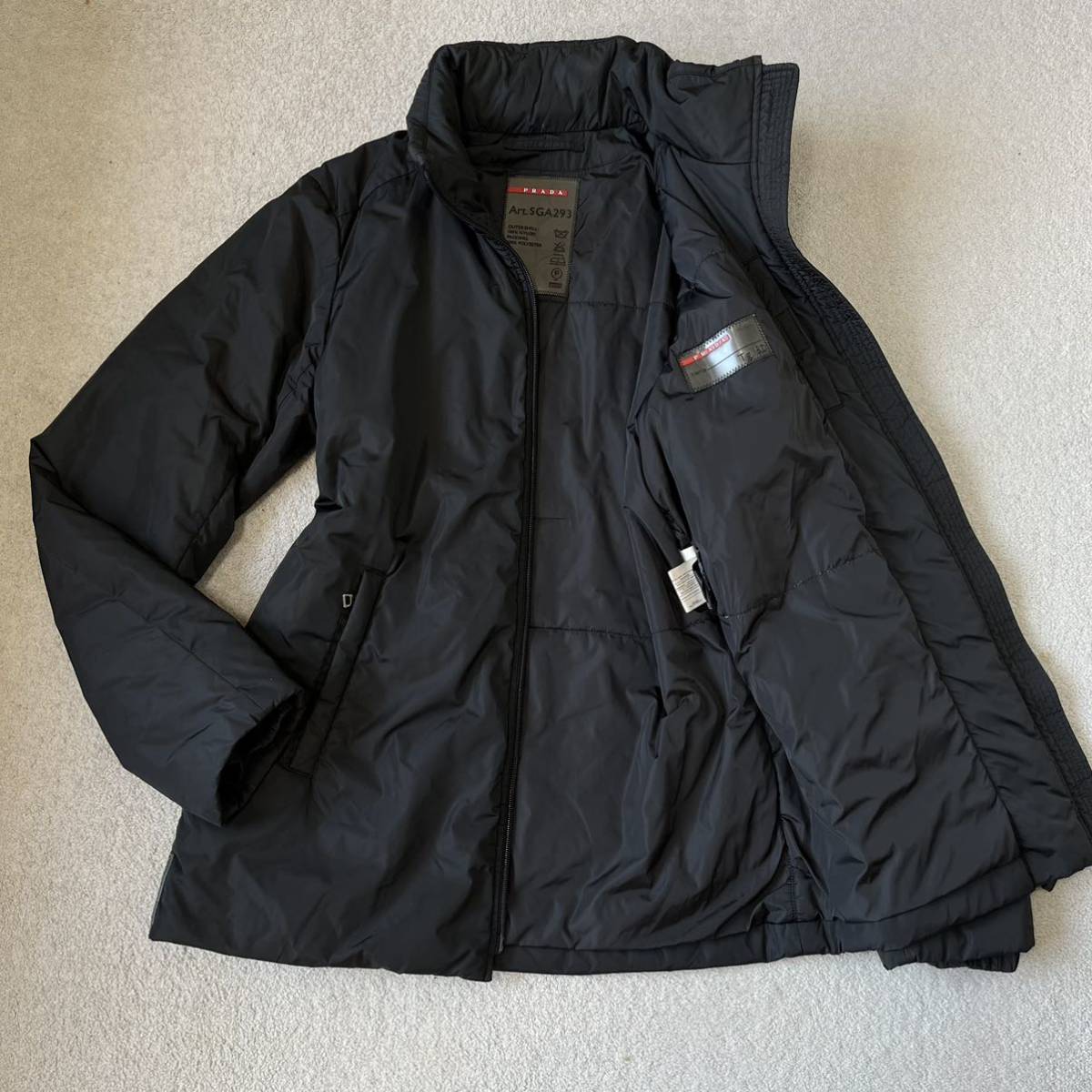 美品】PRADA SPORTS プラダスポーツ SGA293 ハイネックジップブルゾン