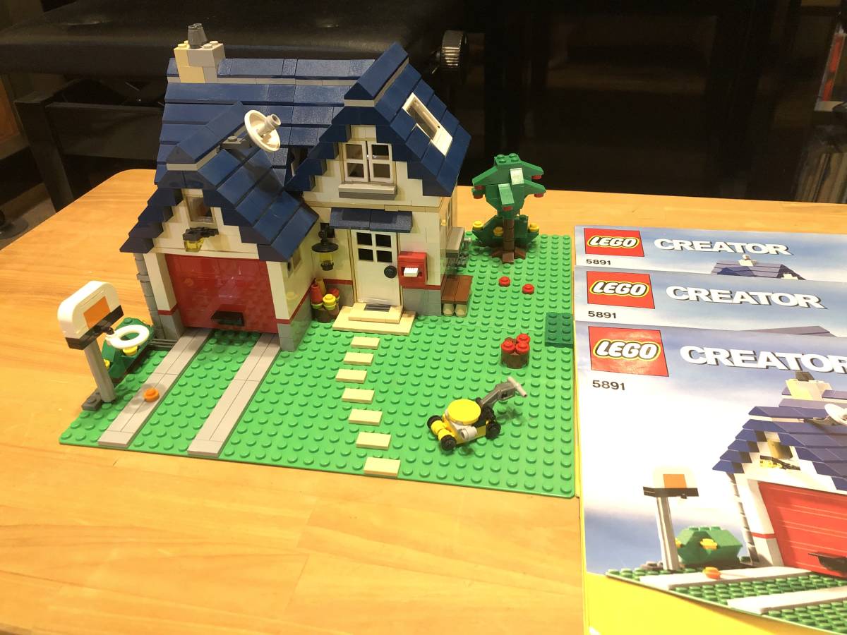 Yahoo!オークション - LEGO 5891 クリエイター マイホーム 青い屋根の家