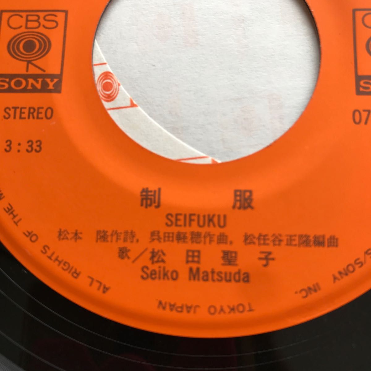 松田聖子　レコード