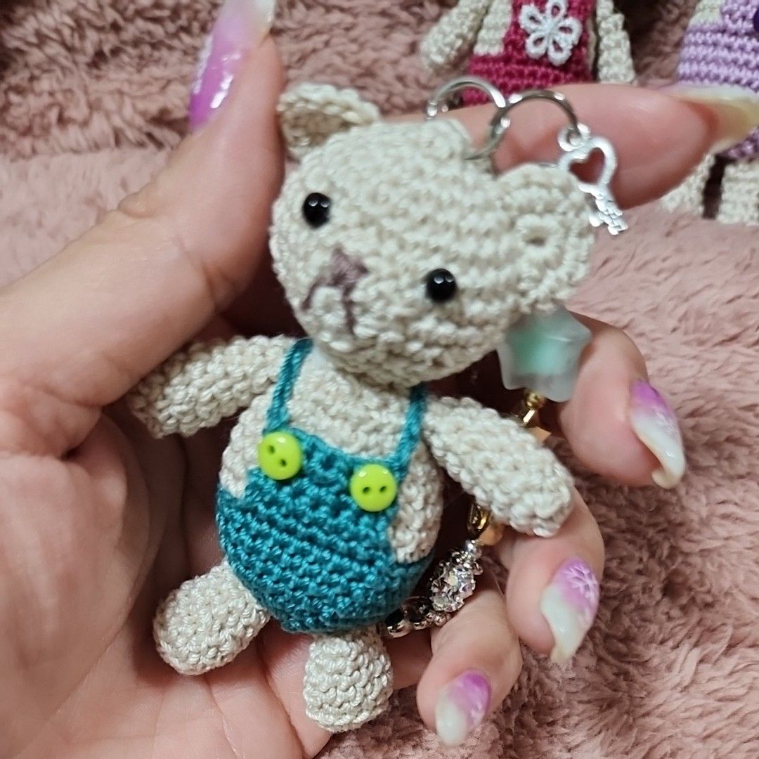 あみぐるみ キーホルダー ハンドメイド - 通販 - pilonidaltreatment.com