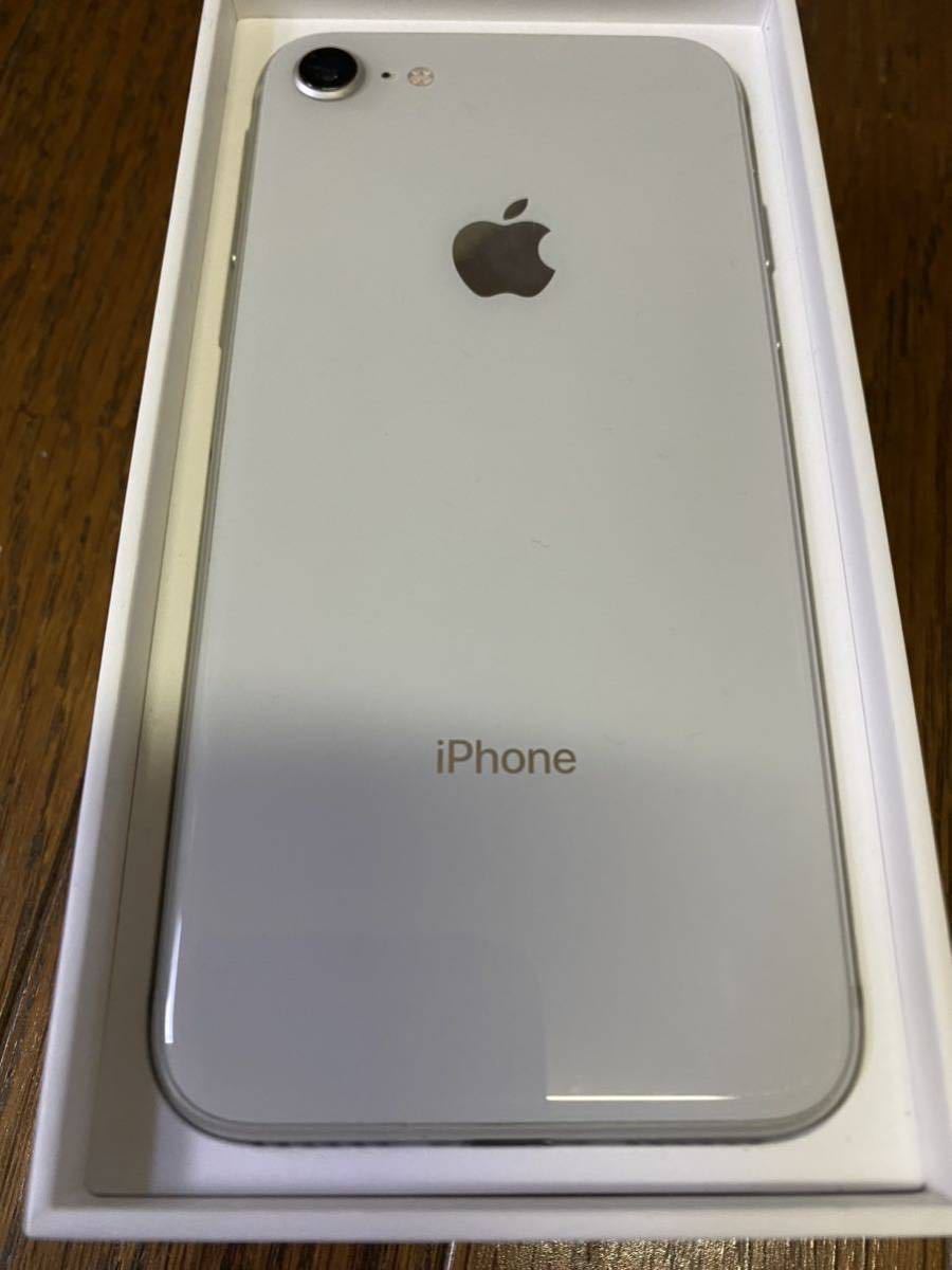 超美品 Apple SIMフリー iPhone 8 シルバー 256GB MQ852J/A バッテリー最大容量100% アクティベーションロック解除済