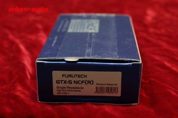 Furutech フルテック GTX-S NCF(R) 1個 シングルタイプ壁コンセント