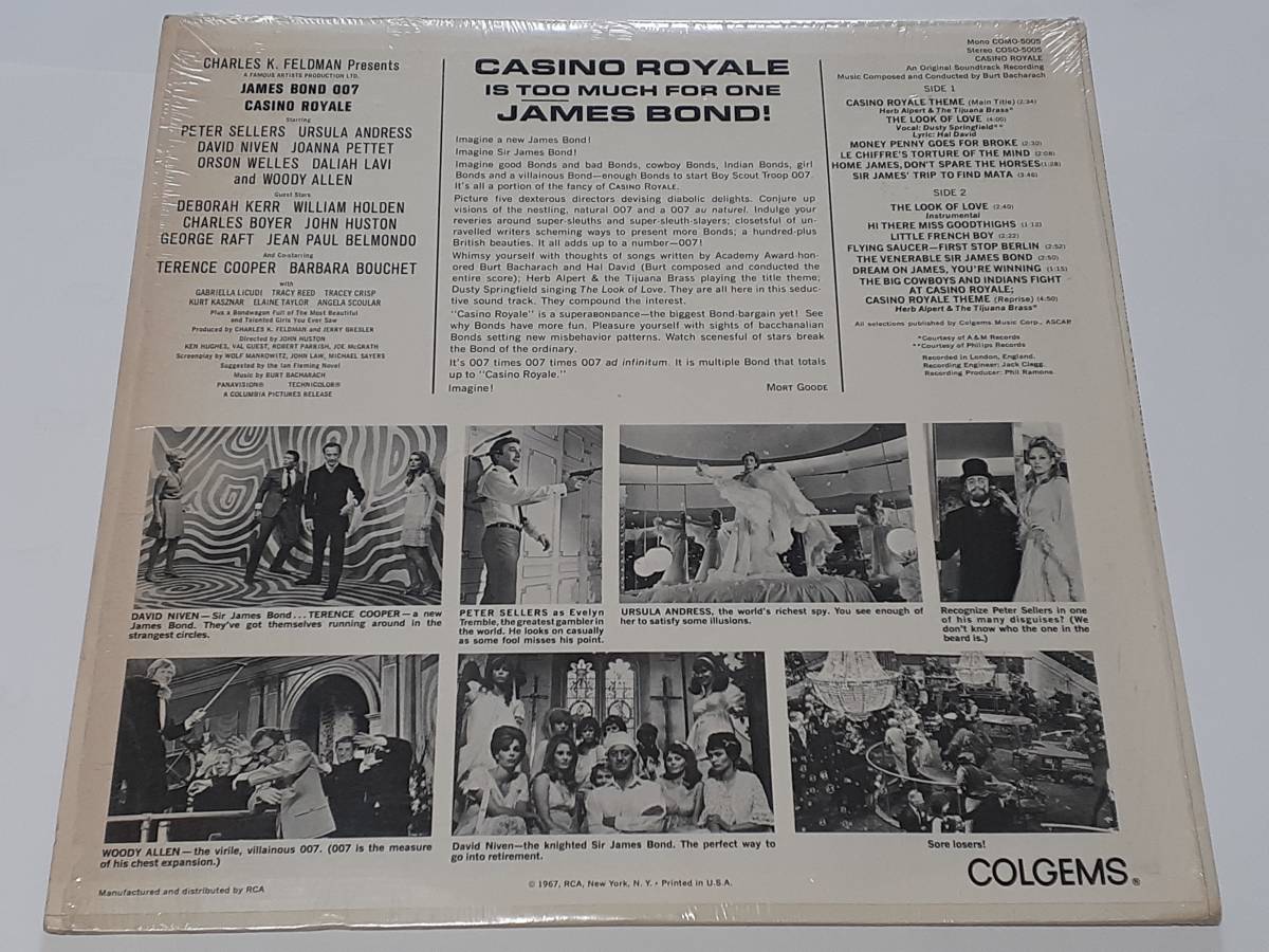 007 カジノ・ロワイヤル(1967) Casino Royale/バート・バカラック