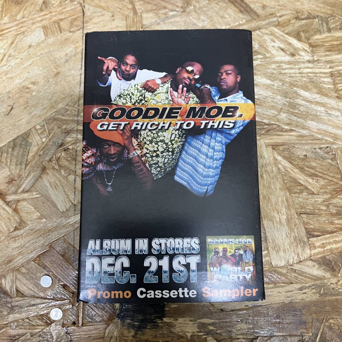 コ HIPHOP,R&B GOODIE MOB - GET RICH TO THIS シングル TAPE 中古品_画像1