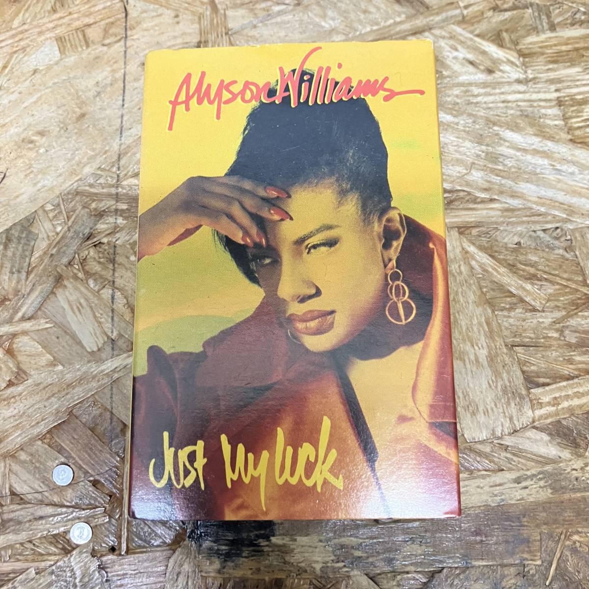 セ HIPHOP,R&B ALYSON WILLIAMS - JUST MY LUCK INST,シングル TAPE 中古品_画像1