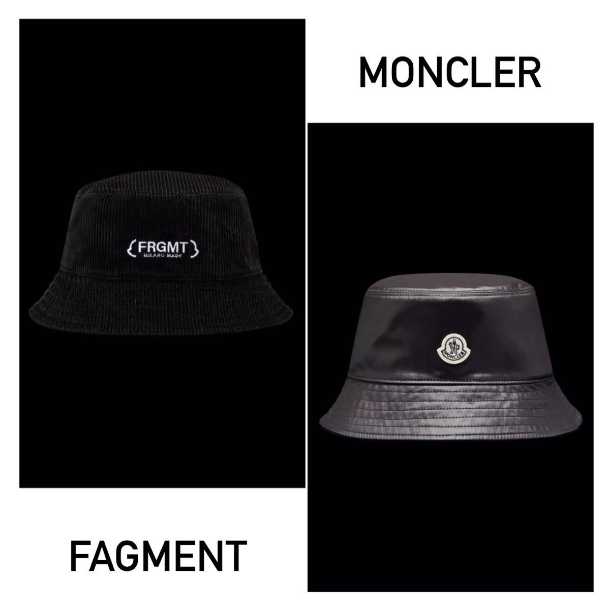 MONCLER fragment design バケットハット モンクレール フラグメントデザイン ダウン