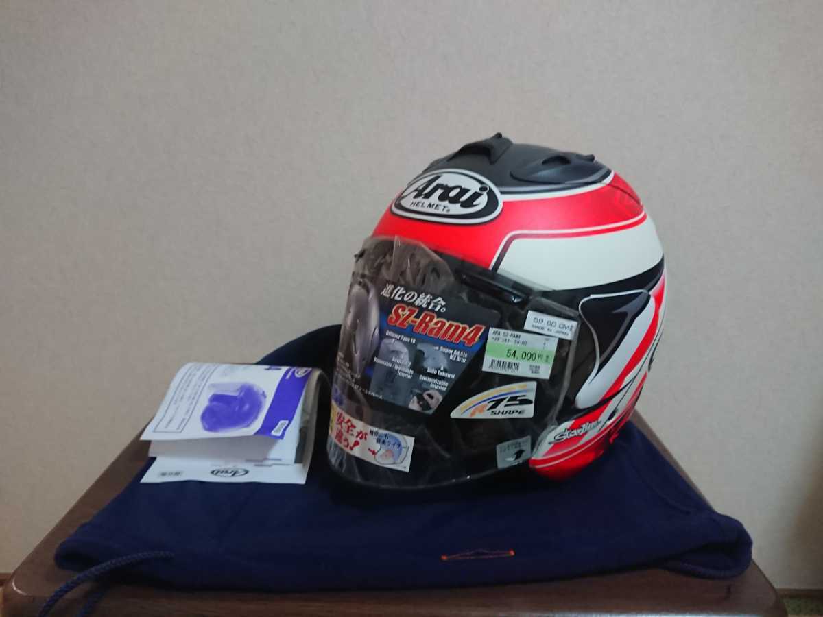 誠実 希少品アライ(Arai)SZ-Ram4ヘイデンスター未使用品中古シールド