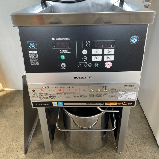 Yahoo!オークション - 【中古】 ガスフライヤー ホシザキ FL-18A-GA-L...