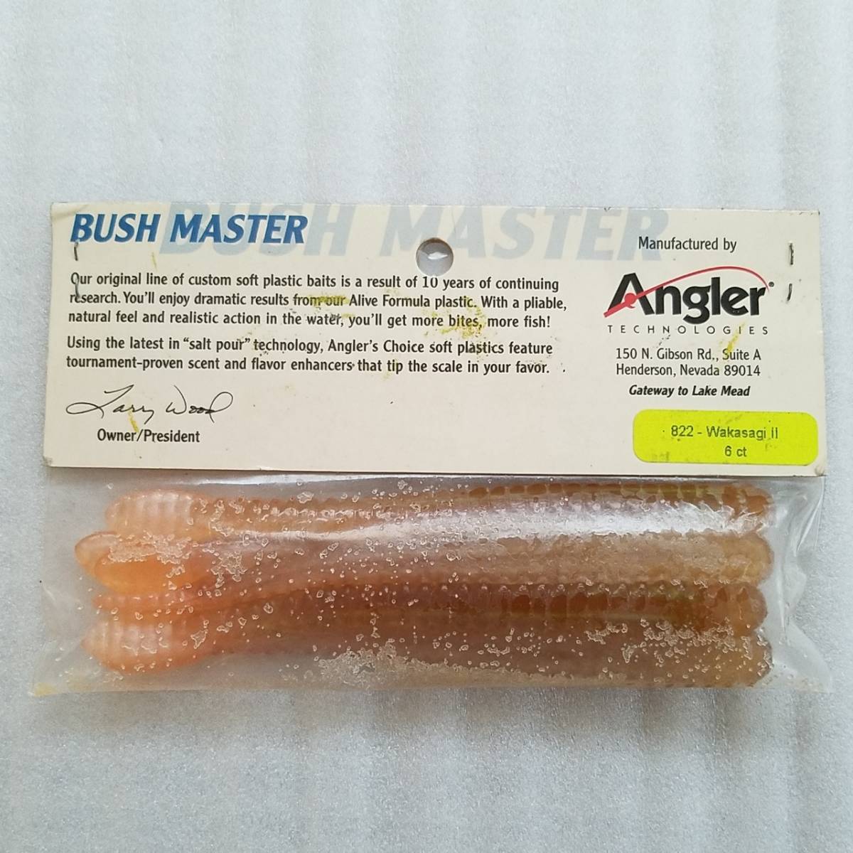 新品 アングラーズチョイス ブッシュマスター #ワカサギⅡ Angler's CHOICE BUSH-MASTER 上州屋キャンベル ケンクラフト今江克隆の画像3