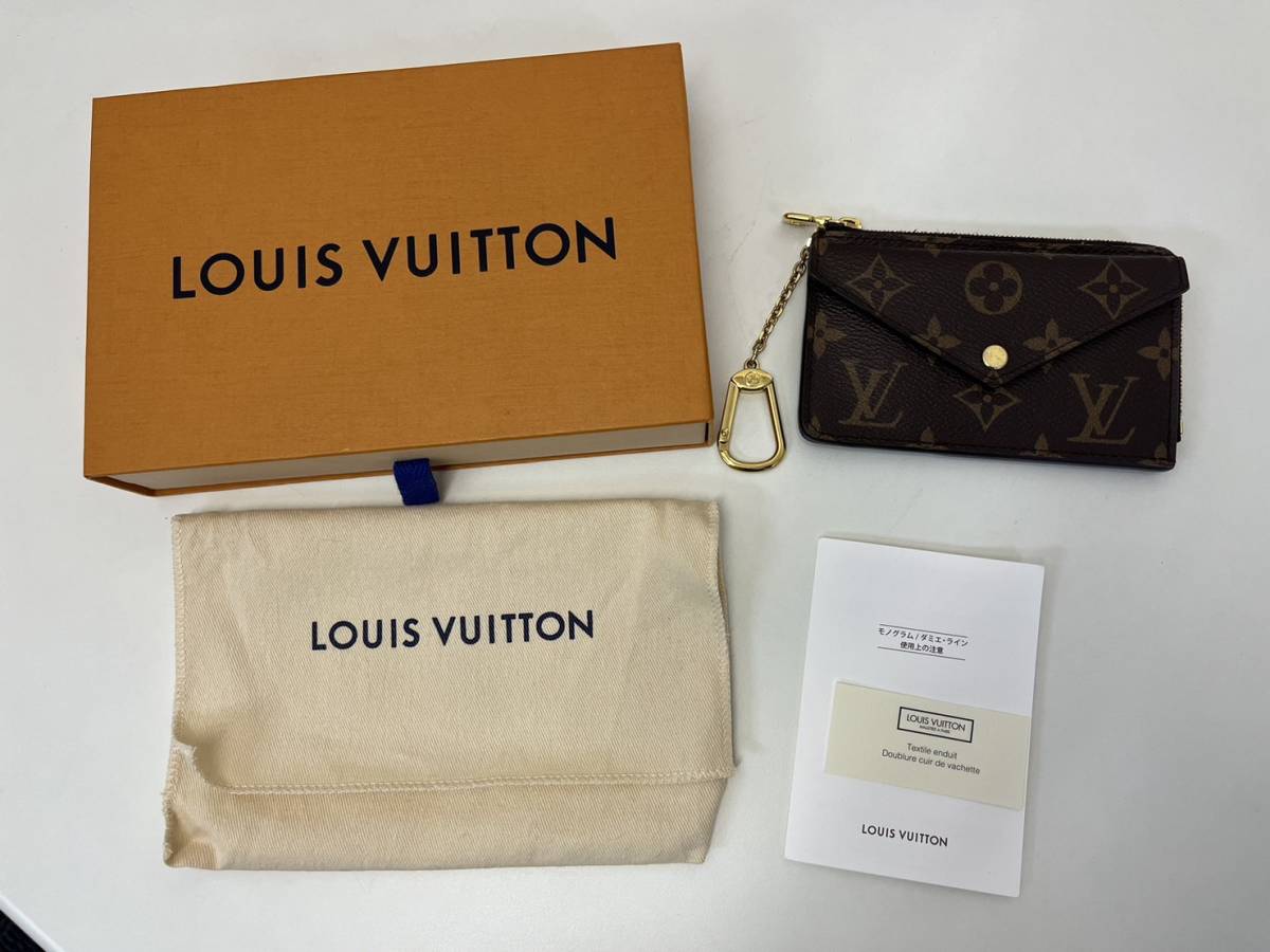 美品】LOUIS VUITTON ルイヴィトン モノグラム ポルト・カルト・レクト