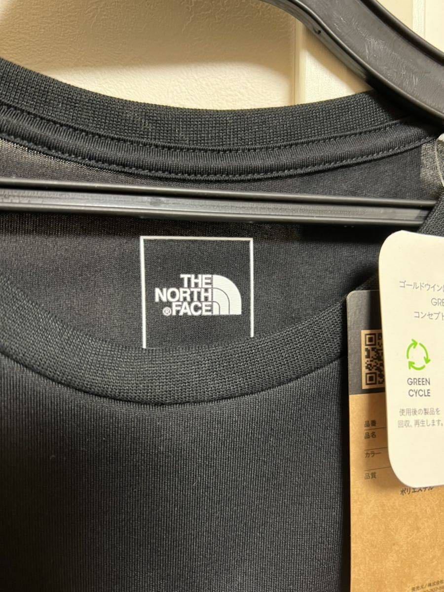 新品　ノースフェイス　レディース　S ブラック　NTW32133 TシャツTHE NORTH FACE ロゴTシャツ 半袖Tシャツ 送料無料　メール便