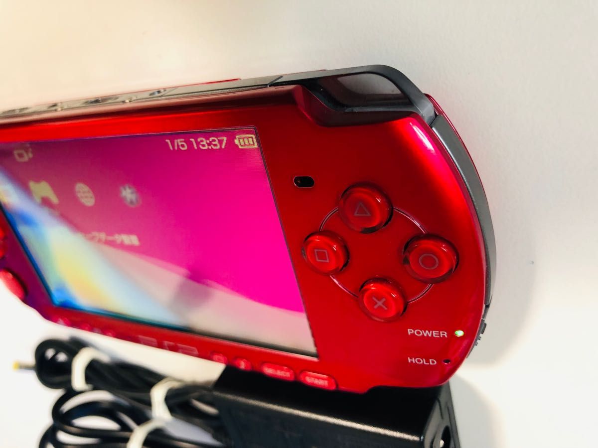 PSP  本体 超美品 RED すぐに遊べる1式セット｜PayPayフリマ