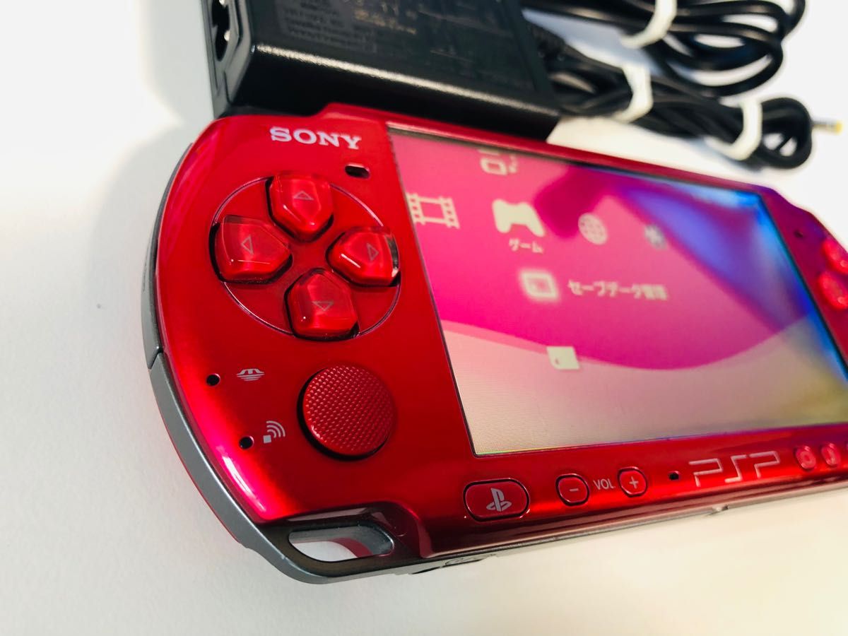 人気100%新品 PSP 3000 本体 超美品 BLACK RED すぐに遊べる1式セットの通販 by ピアノ's shop｜ラクマ 